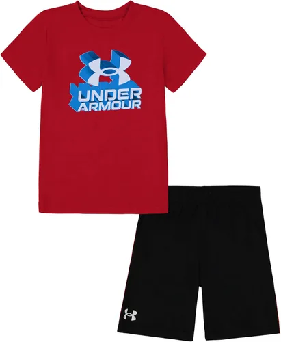 Vista 173 de Under Armour baby-girls Ua Terrazzo Leopard Heart SetShort Set