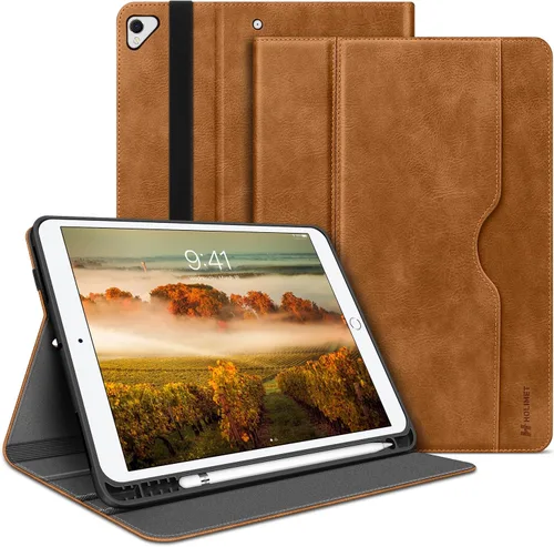 Vista 10 de H HOLIMET Funda para iPad Air de 3ª generación/iPad Pro de 10.5 pulgadas con soporte para lápiz, soporte de TPU suave, funda inteligente con función