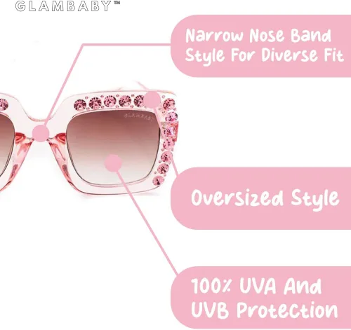 Vista 4 de GlamBaby - Gafas de sol para niños, ligeras y cómodas, modernas para niños