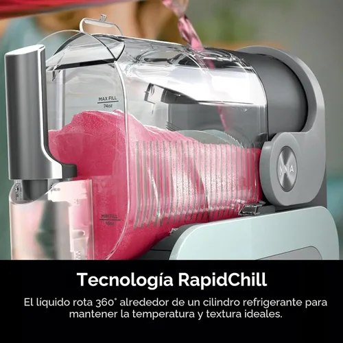 Vista 2 de Ninja SLUSHi con tecnología RapidChill, máquina de bebidas congeladas y granizados de 96 onzas, 5 programas, granizado, granizado con alcohol