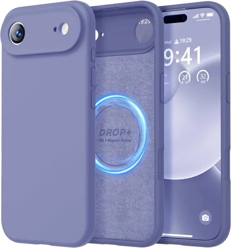 Vista 126 de LOVE 3000 Diseñada para Funda iPhone Air, Silicona Premium [Compatible con Magsafe][Forro de Microfibra Suave Anti-Rayones] Funda Protectora