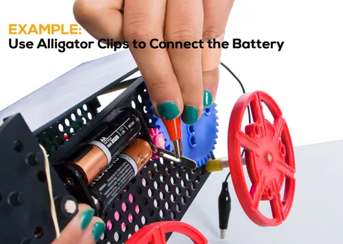 Vista 6 de 10 clips eléctricos de cocodrilo de alta calidad, 5 cables de prueba de colores con sondas de prueba, cables de puente de cocodrilo con clips