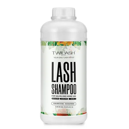 Vista 4 de Champú de pestañas para extensiones de pestañas, 2 onzas líquidas, incluye cepillo de champú de pestañas para limpieza, limpiador de extensiones