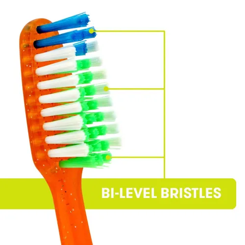 Vista 4 de Reach Crystal Clean - Cepillo de dientes con cerdas suaves, 1 unidad, (paquete de 6)