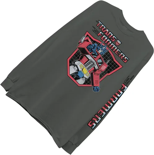 Vista 4 de Transformers Hasbro - Camiseta de manga larga para hombre, Optimus, Megatron, Bumblebee