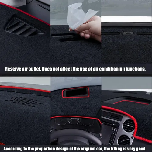 Vista 6 de Rifoda Cubierta de tablero para Chevrolet Chevy Silverado 1500 2500 3500, GMC Sierra 1500, 2020, 2021, 2019, 2020, 2021, protector solar