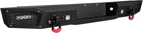Vista 6 de Vijay Parachoques trasero para Ford F150 1992-1997 con luces y anillos en D
