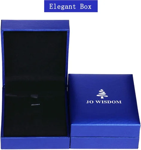 Vista 7 de JO WISDOM Gargantilla en capas en Y gargantilla de plata de ley 925 con dije de moneda joyería para mujer