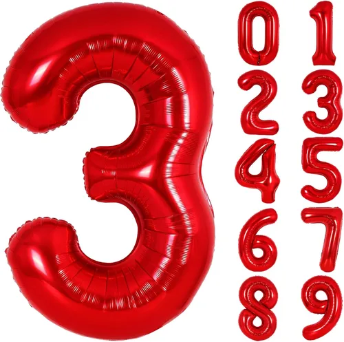 Vista 79 de Globos gigantes de números negros de 40 pulgadas, globos de aluminio de Mylar con helio para cumpleaños, globo número 0 para decoración de fiestas