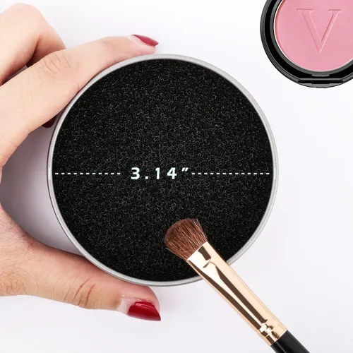 Vista 7 de Luxspire Limpiador de brochas de maquillaje, removedor de esponja de lavado rápido, color de cepillo de maquillaje, herramienta limpiadora