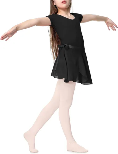 Vista 4 de American Trends Leotards for Girls Toddler Leotard Ballet Short Sleeve Girls Dance Outfit Ballet Dress