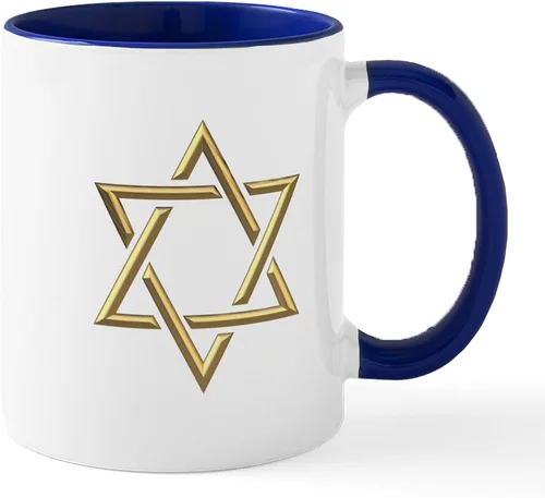 Vista 15 de CafePress STAR OF DAVID - Taza de café de cerámica (11.0 fl oz)