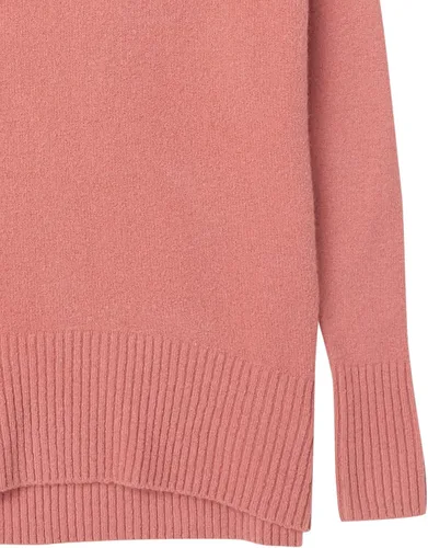 Vista 5 de Daily Ritual Suéter de cuello alto Boucle acogedor de gran tamaño para mujer