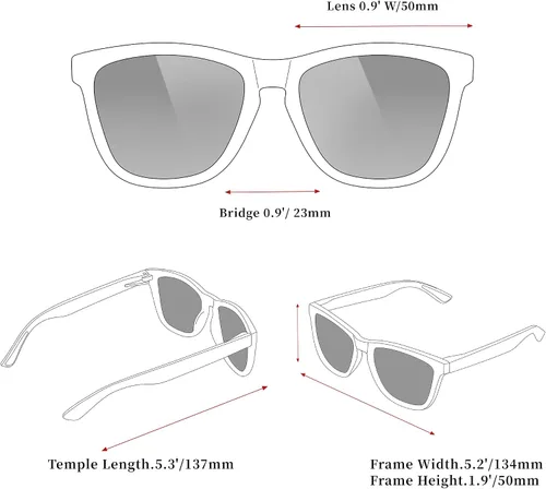 Vista 6 de Lentes de sol polarizados para mujeres y hombres, estilo clásico retro, lentes de espejo coloridos de los años 80, aptos para correr en la playa