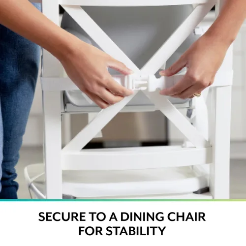 Vista 6 de Evenflo Silla elevadora plegable portátil 2 en 1 Eat & Go