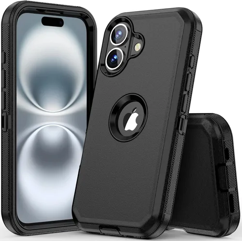 Vista 11 de COOYA Funda para iPhone Air de Protección Completa del Cuerpo contra Caídas, Funda Resistente a Prueba de Golpes de 3 Capas, Híbrida de Servicio