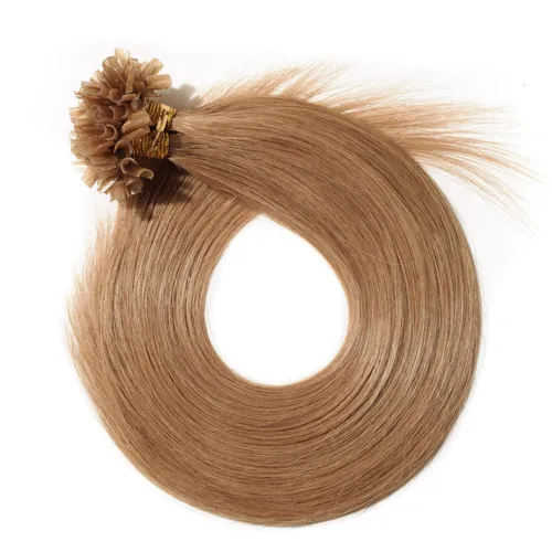 Vista 22 de SEGO Extensiones de cabello humano con micro cuentas, extensiones de cabello humano con micro bucle, lacio, natural, fusión fría, 1.76 oz/paquete