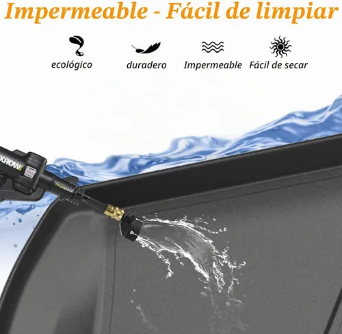 Vista 3 de Elsetyler Revestimiento de carga para viaje 2021 – TPO negro para todo tipo de clima, resistente al agua, bandeja de carga trasera, protector