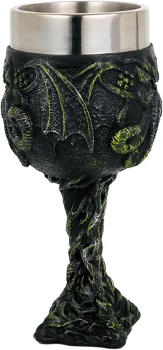 Vista 8 de alikiki Cthulhu - Cáliz de vino inoxidable de 7 onzas, regalo D&D