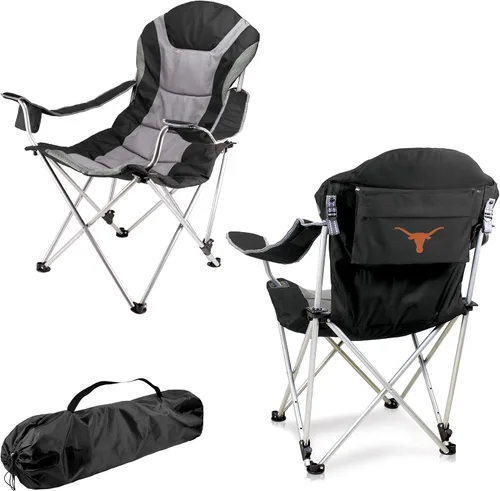 Vista 50 de Picnic TIME NCAA Arkansas Razorbacks Reclining Camp Chair - Beach Chair for Adults - Sports Chair with Carry Bag