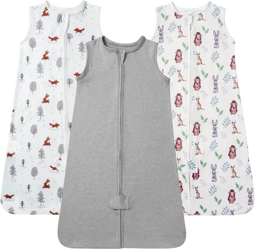 Vista 15 de TotAha Baby Sleep Sacks 3-Pack, 0.5 TOG Wearable Blanket, 3-6-15-24 Months León Boho