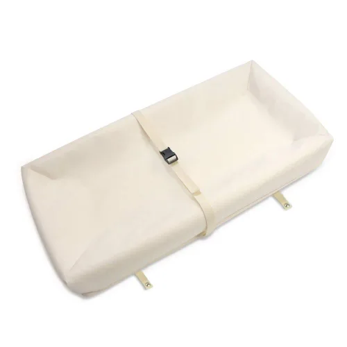 Vista 10 de Naturepedic Cambiador orgánico contorneado - Fácil de limpiar, ligero y portátil - Cómodo cambiador de pañales de bebé impermeable de 2 lados