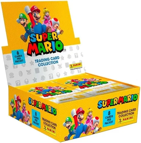 Vista 2 de Panini Super Mario Trading Cards - Caja de 18 fundas