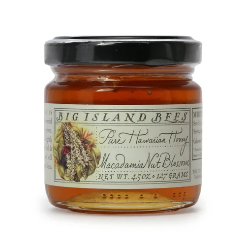Vista 5 de Big Island Bees - Juego de regalo gourmet de miel cruda hawaiana, muestra de variedad floral individual (4.5 onzas cada frasco de vidrio)