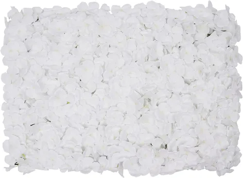 Vista 38 de Paneles de pared de flores artificiales de 16 x 24 pulgadas, tapetes de pared de flores de seda para jardín al aire libre, patio, valla, valla de 4