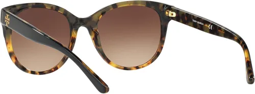 Vista 7 de Tory Burch TY7095 - Gafas de sol 160113-54 - Marco negrotortuga marrón oscuro TY7095-160113-54 Marrón oscuro