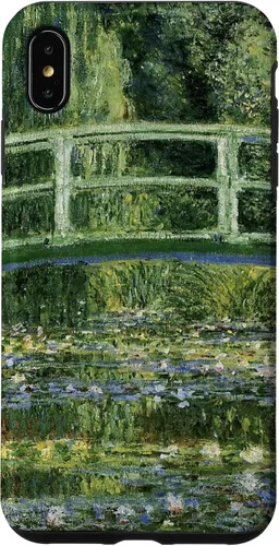 Vista 11 de Monets - Carcasa para iPhone 17 con diseño de lirios de agua y puente japonés