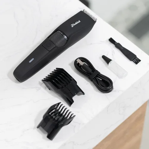 Vista 6 de Freebird BeardSeries - Recortadora de barba ultra afilada con esfera de precisión, cuchillas de acero inoxidable, 40 ajustes de longitud