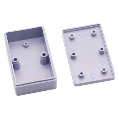Vista 5 de Zulkit 12 cajas de proyecto de plástico ABS para proyectos eléctricos, caja de conexiones pequeña, color blanco, 2.17 x 1.28 x 0.79 pulgadas