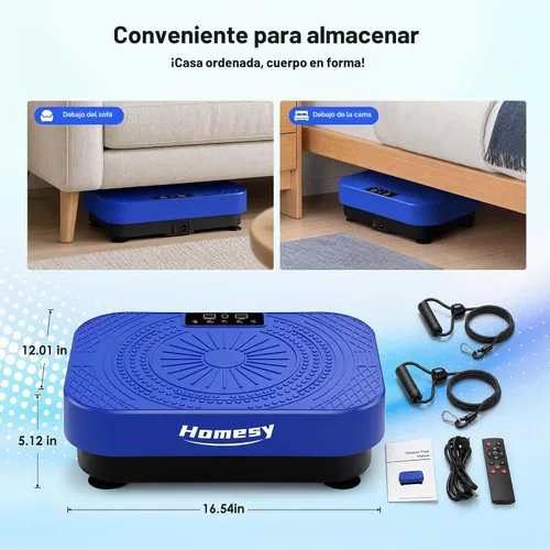 Vista 9 de Homesy Vibration Plate Exercise Machine Shake Plate for Lymphatic Drainage