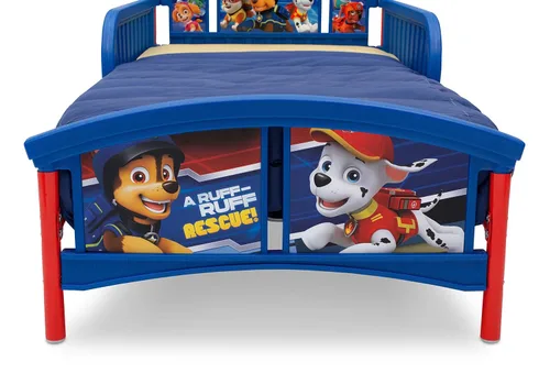 Vista 6 de Delta Children Cama para niños pequeños de plástico, Nick Jr. PAW Patrol