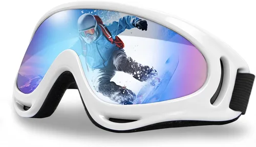 Vista 11 de SooGree Gafas de esquí para Hombres Mujeres Niños Jóvenes Niños o Niñas Gafas de nieve para snowboard Gafas de esquí resistentes al viento y al