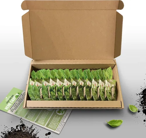 Vista 8 de Kit de vainas de semillas VegTrug - Parche de vegetales, semillas no transgénicas con vainas de semillas completamente biodegradables, contiene