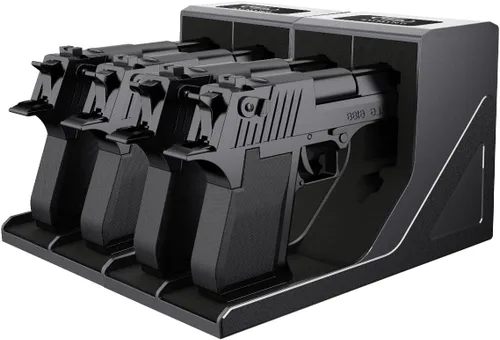 Vista 9 de SUMING Cartuchera Universal para Pistola, Soporte para Pistola para Arma de Fuego, Porta Pistola Protectora para Arma de Seguridad, Compatible