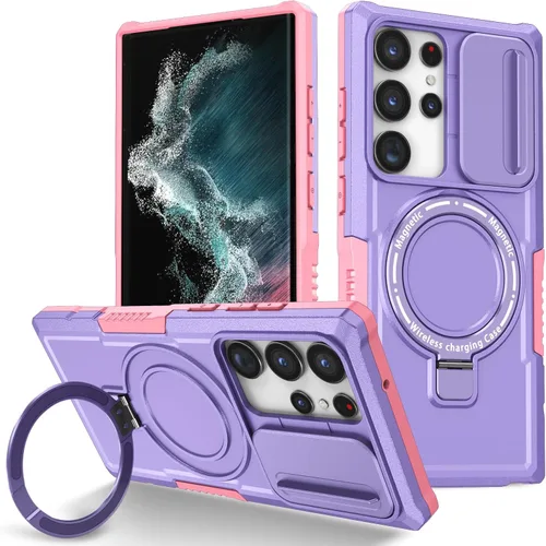 Vista 81 de Funda magnética para Samsung Galaxy Note 20 Ultra, soporte para teléfono, funda protectora mate a prueba de golpes, funda protectora para teléfono