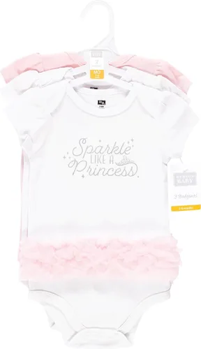 Vista 311 de Hudson Baby baby-girls Cotton Bodysuits 3-pack