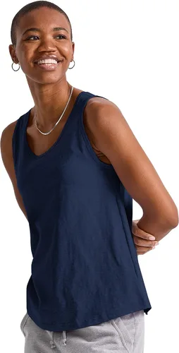 Vista 3 de Champion Originals Tri-Blend - Camiseta sin mangas ligera para mujer, talla grande