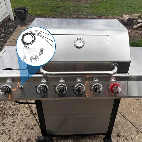 Vista 3 de SafBbcue Repuesto para encendedor de parrilla Royal Gourmet GA5401T, piezas de repuesto, resistente a la corrosión, fácil de instalar