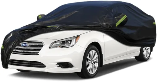 Vista 26 de Kaugung Funda para Coche de Ajuste Personalizado BMW Serie 3 E30 (1982-1994), 7 Capas Resistente al Viento Todo Clima Impermeable Cubierta Exterior