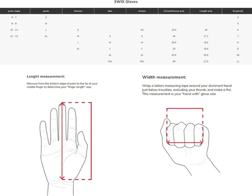 Vista 4 de Swix Shield Split - Guantes de esquí para hombre