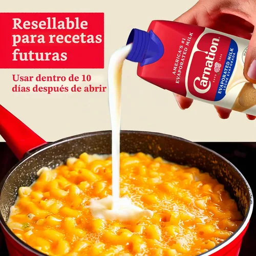 Vista 4 de CARNATION Evaporar leche tetra 12x17oz