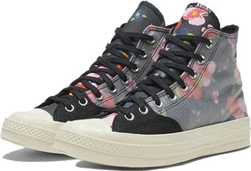 Vista 3 de Converse Chuck 70 Floral Hi BlackMultiGarcilla para mujer
