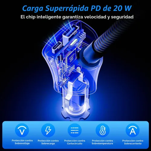 Vista 5 de Soporte para encendedor de cigarrillos, soporte giratorio de 360° para automóvil con doble puerto de carga USB, cuello de cisne ajustable, soporte