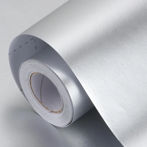 Vista 7 de Papel de regalo rojo de Navidad, papel de regalo con líneas de corte