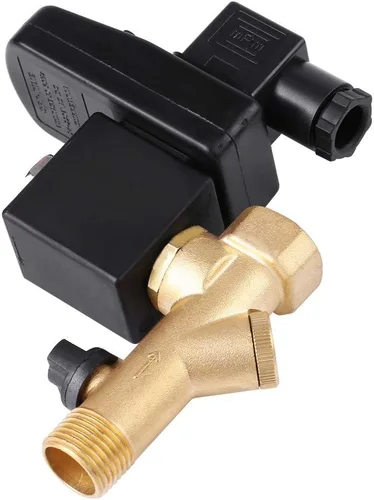 Vista 6 de Válvula de drenaje automática Válvula de drenaje temporizada electrónica G1/2 DN15 para la CA 230V de la gestión del condensado del compresor de aire