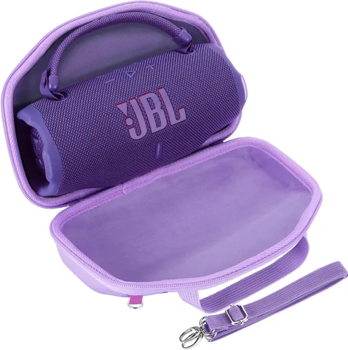 Vista 23 de Estuche de almacenamiento compatible con JBL Charge 6 Altavoz portátil impermeable a prueba de caídas (negro)